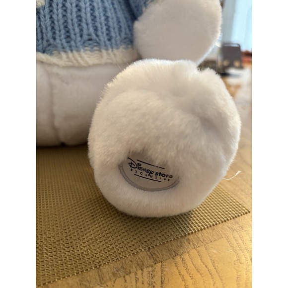 Disney Store Winnie the Pooh Winter & Tigger 15" Plush Snowflake Sweater - Picture 6 of 8